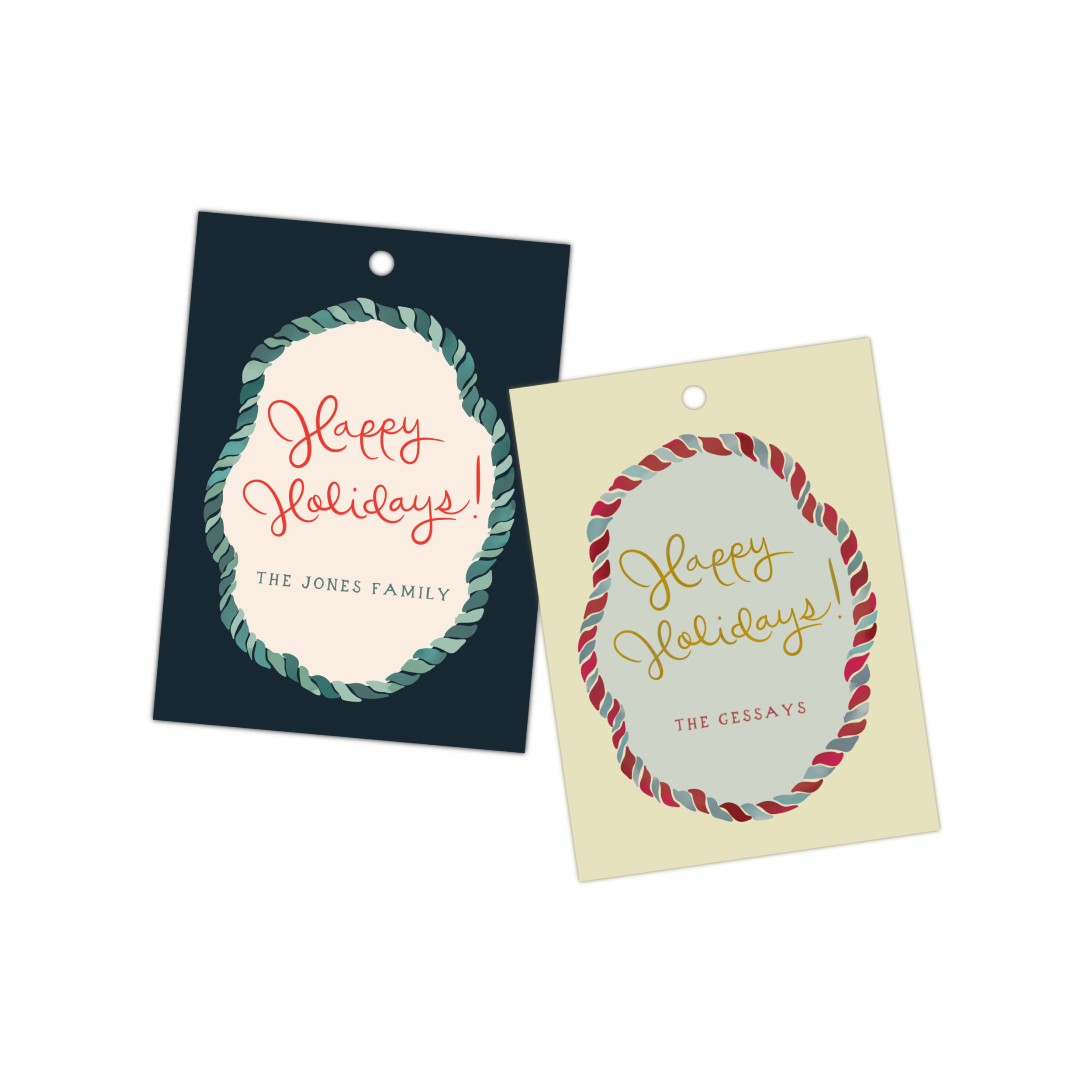 Personalized Cord Gift Tags
