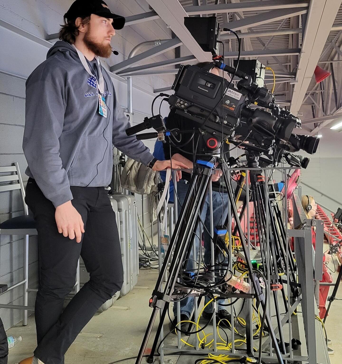 Scenes from the broadcast crew working the Pittsburgh City League 2024 High School Basketball Championships at UPMC Cooper Fieldhouse.