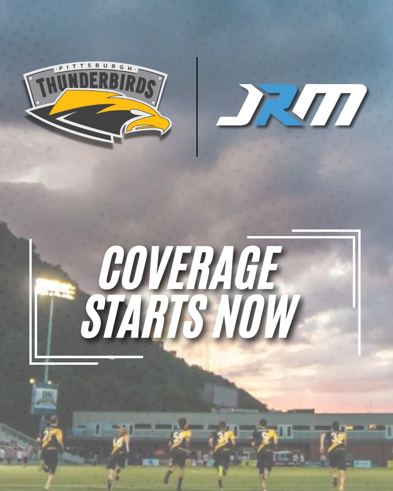 We&rsquo;re excited to continue our partnership with the Pittsburgh Thunderbirds for the 2026 season.

JRM Video returns as the official broadcast partner for all home games, bringing every matchup to air on SportsNet Pittsburgh.

Coverage begins Sun