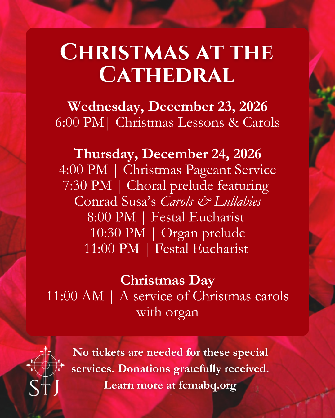 Christmas Lessons &amp; Carols: Director &amp; Organist