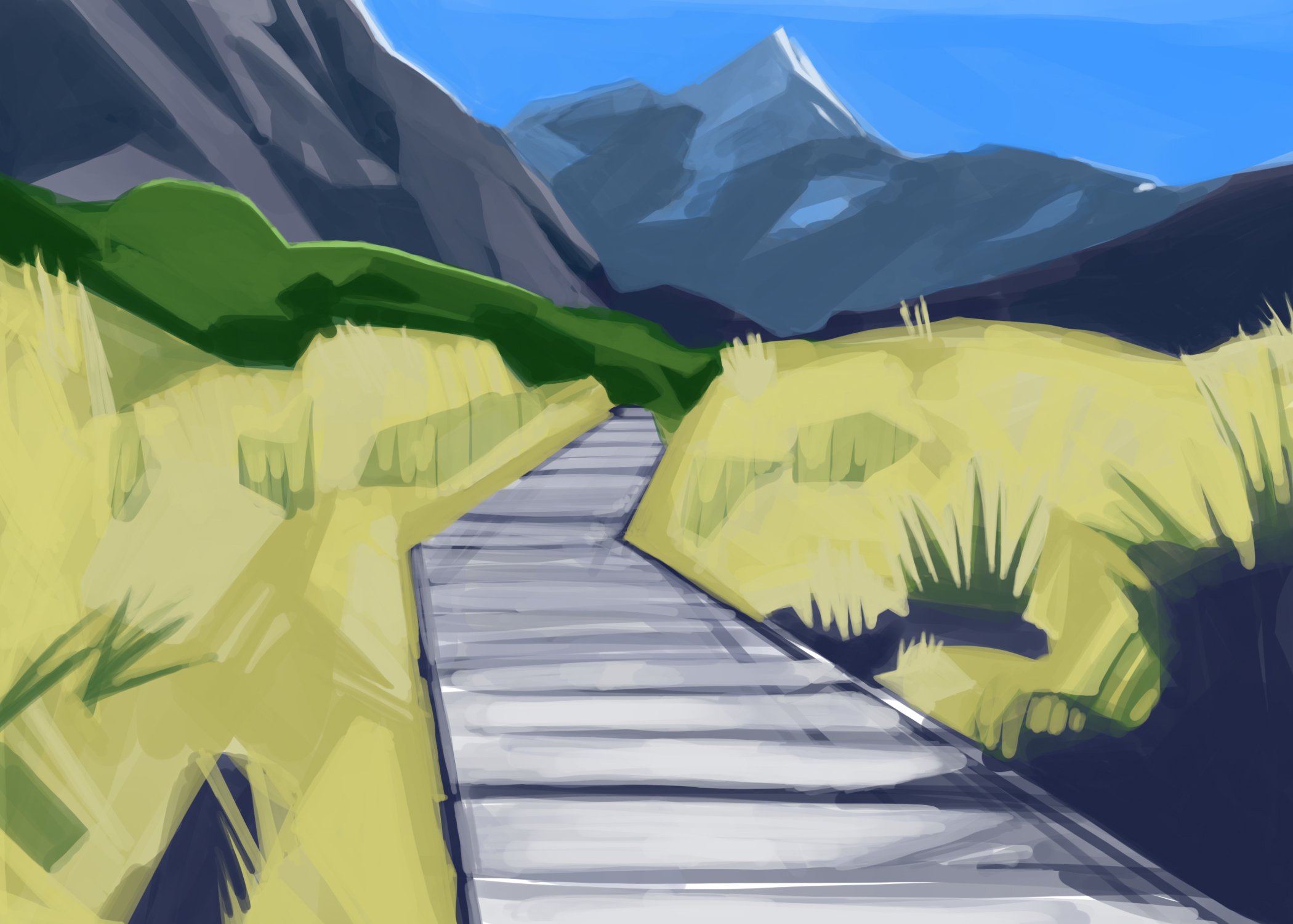 Outdoor perspective study, 2021