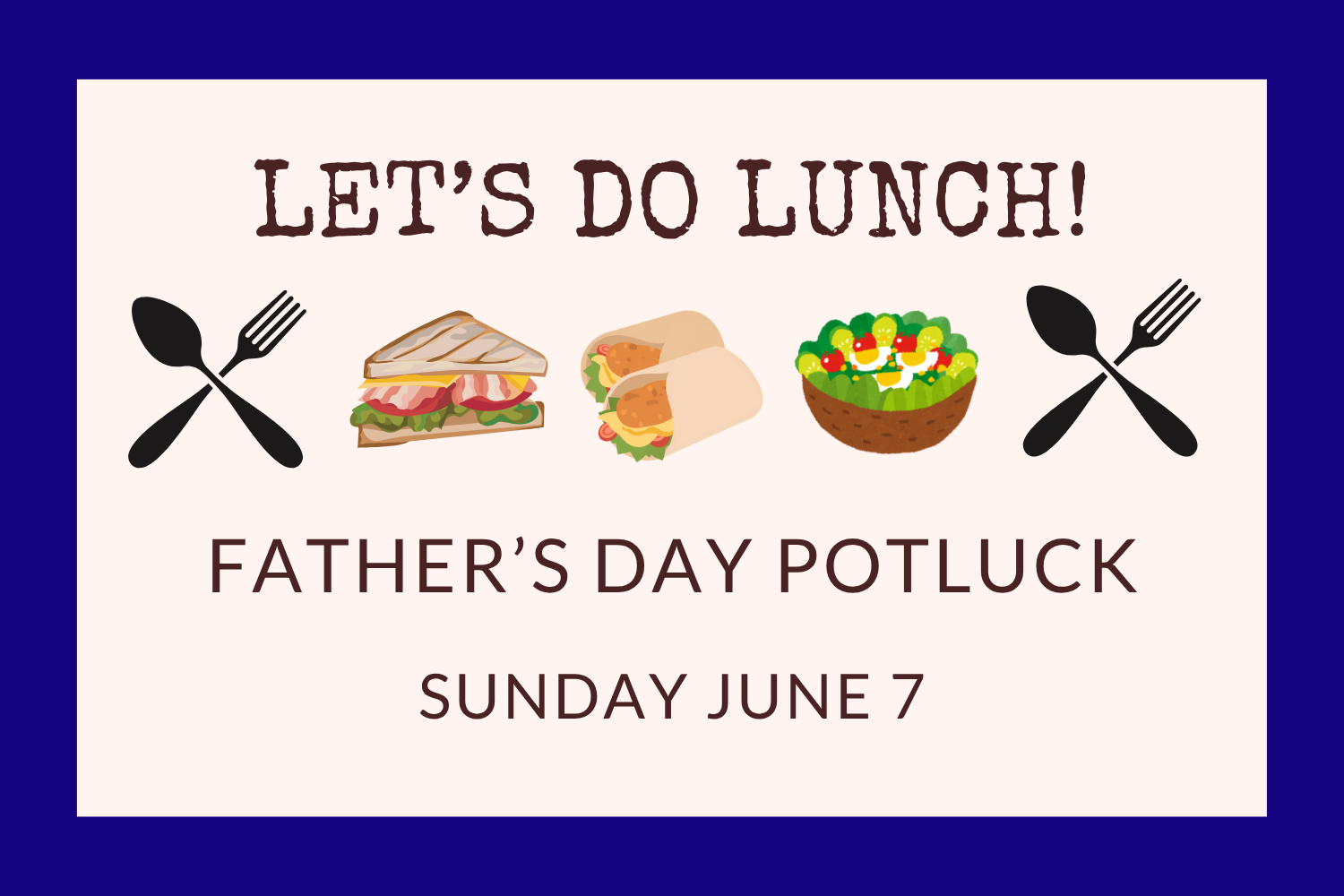 Father's Day Fellowship Meal