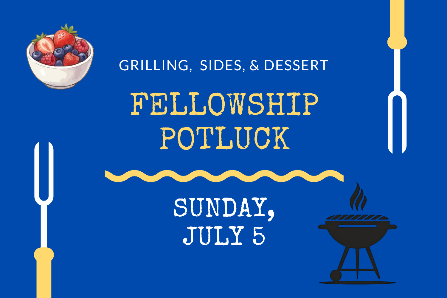 July Fellowship Cookout