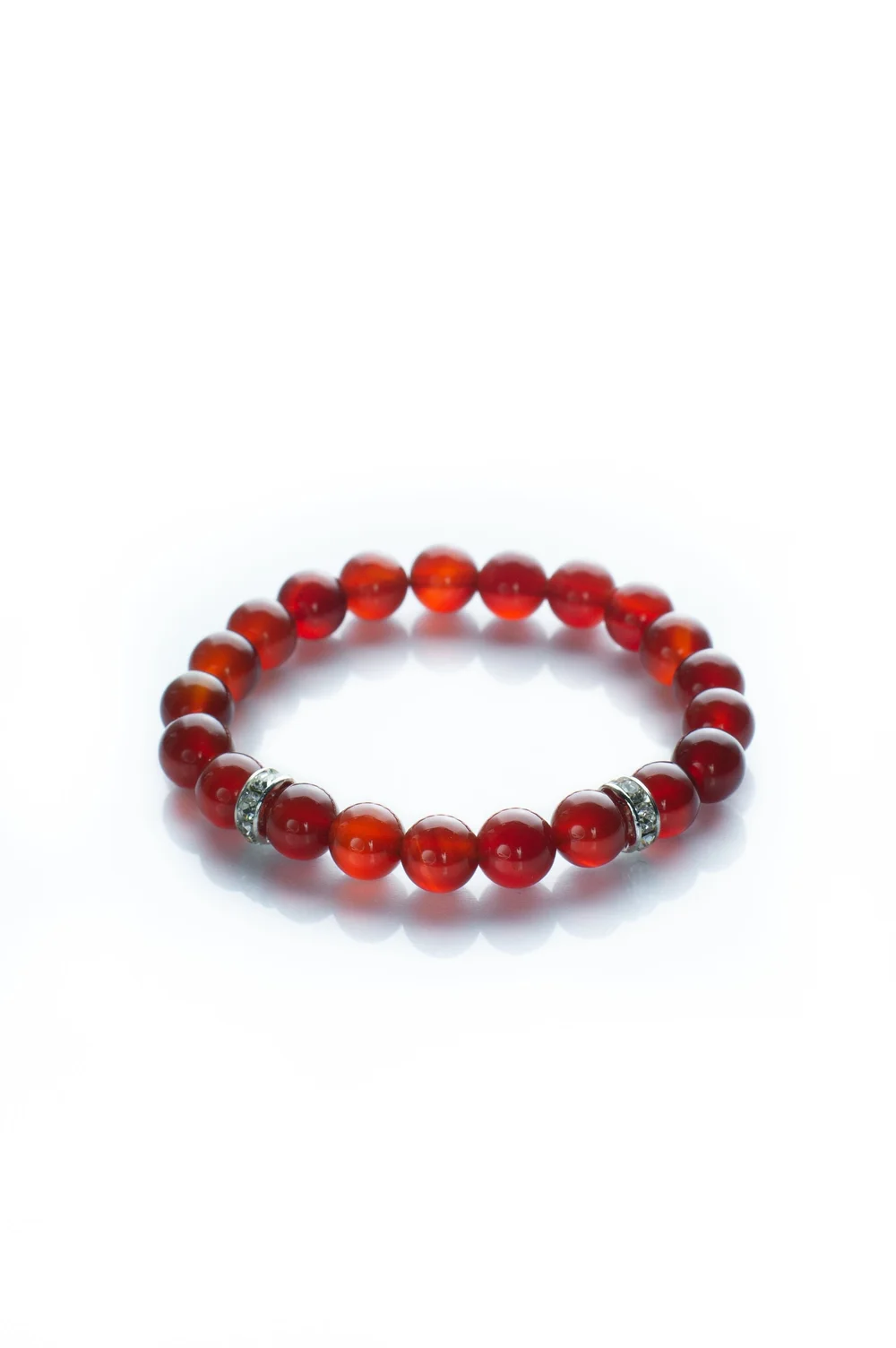 carnelian red bracelet Red Carnelian bead bracelet — Elements Gifts