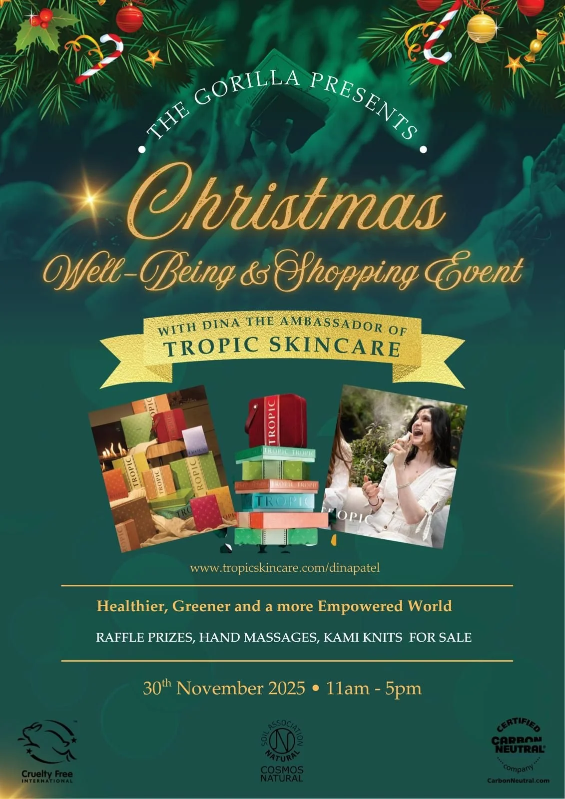 Christmas Wellbeing Shopping @ the Gorilla
