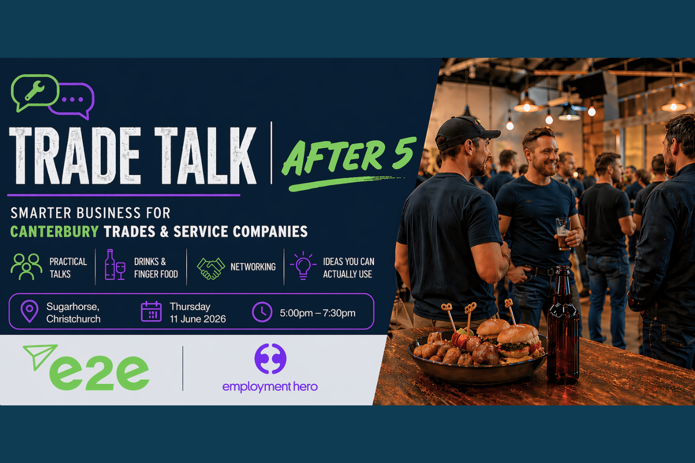 Trade Talk | After 5 - Smarter Business for Canterbury Trades & Service