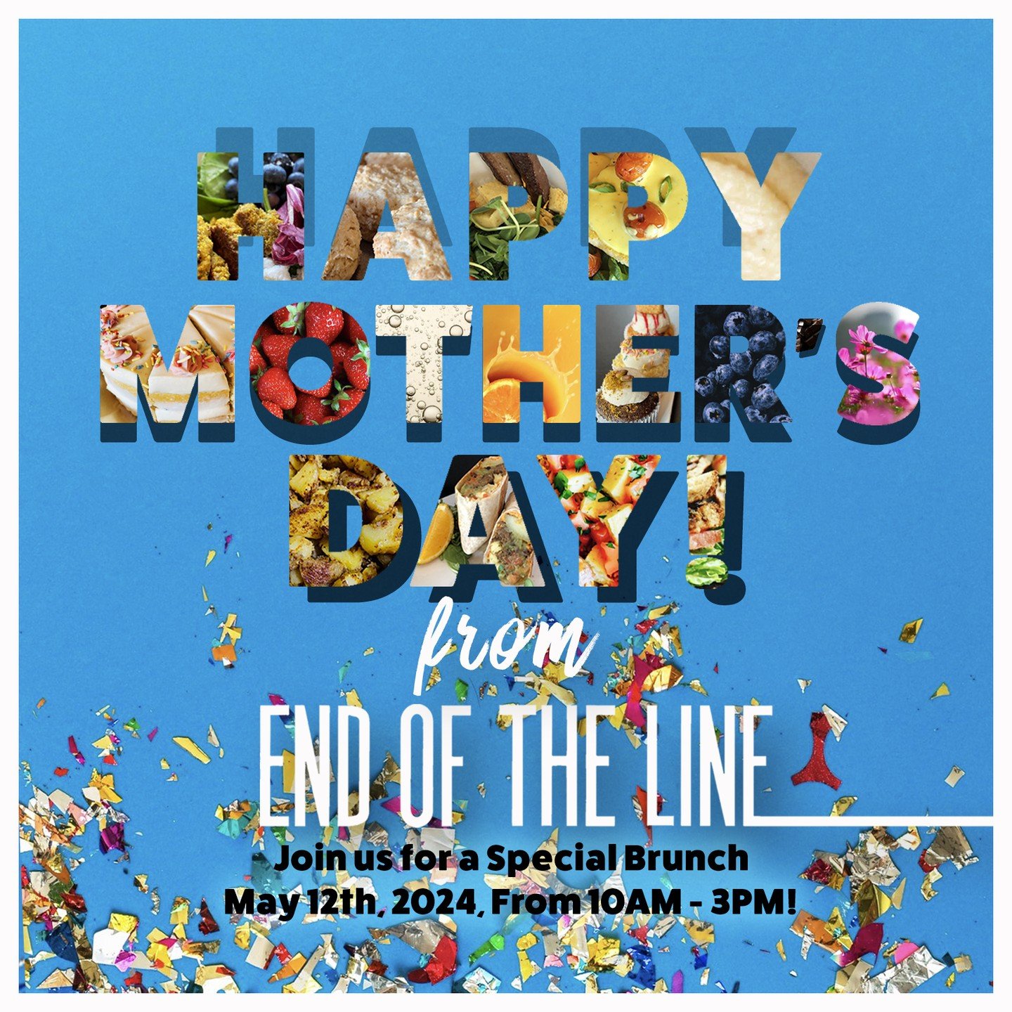 Happy Mother's Day from End of the Line! Join us tomorrow, May 12th for a special brunch.

#downtownpensacola #saucyvegans #mothersdaybrunch #healthybrunch