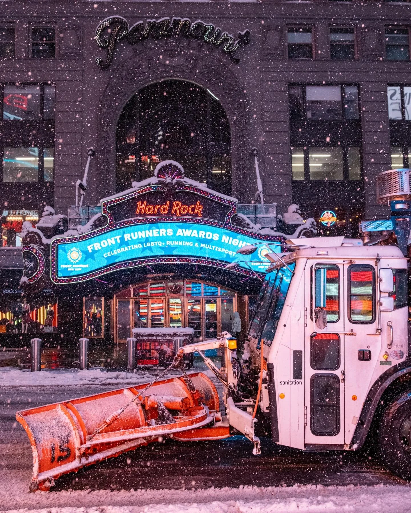 Times Square &bull; Midnight Feb 23, 2026 &bull; Fuji X-T5