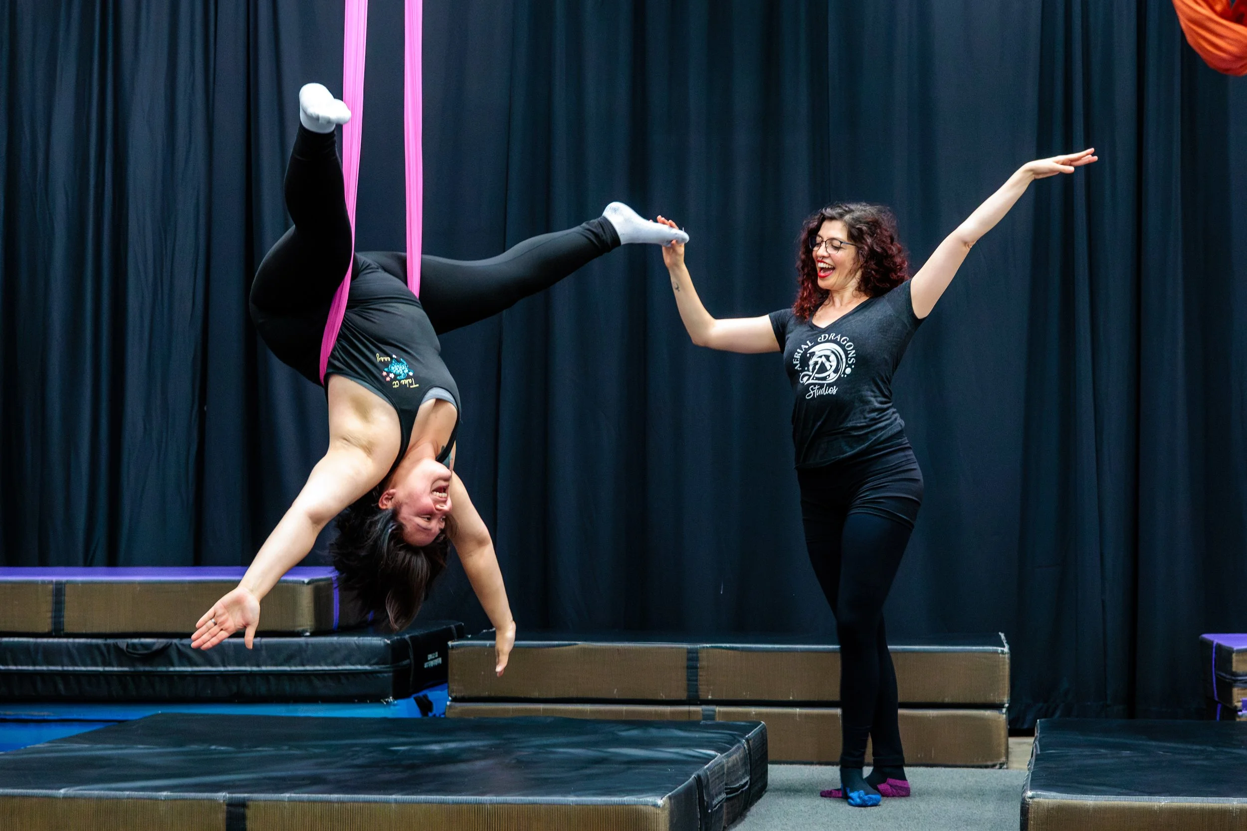 Aerial Hammock, Aerial class, Intro to aerial course