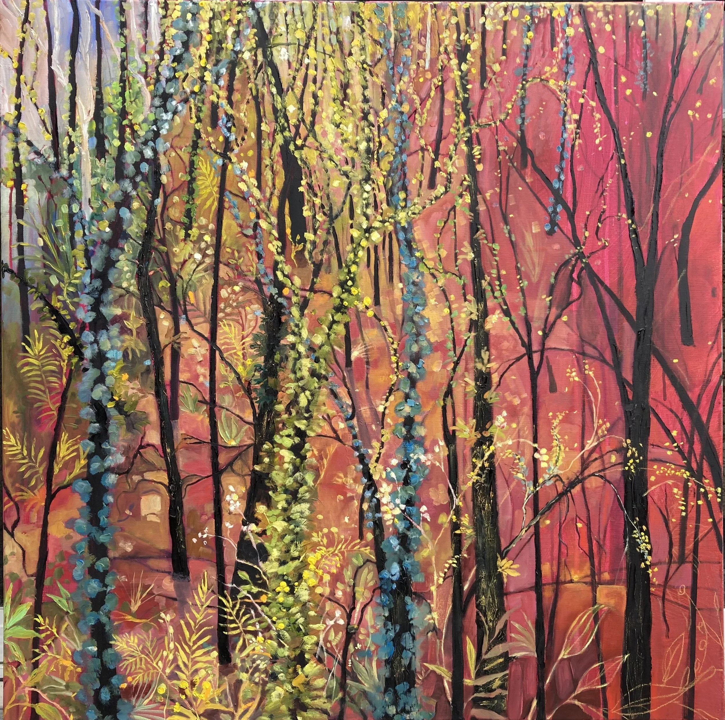 regrowth // 2020 // oil on canvas // 90x90cm