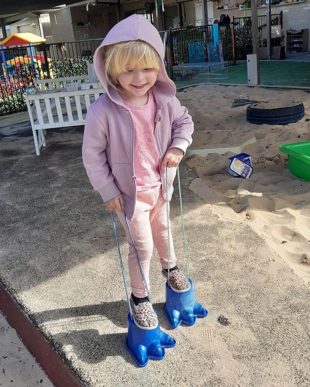 👍 Gross motor development = strong and confident kids
👍 Heavy work = emotional regulation
👍 Core strength = essential for learning to write
👍 Coordination = building block of future skill development

It's never "just" playing outside. 