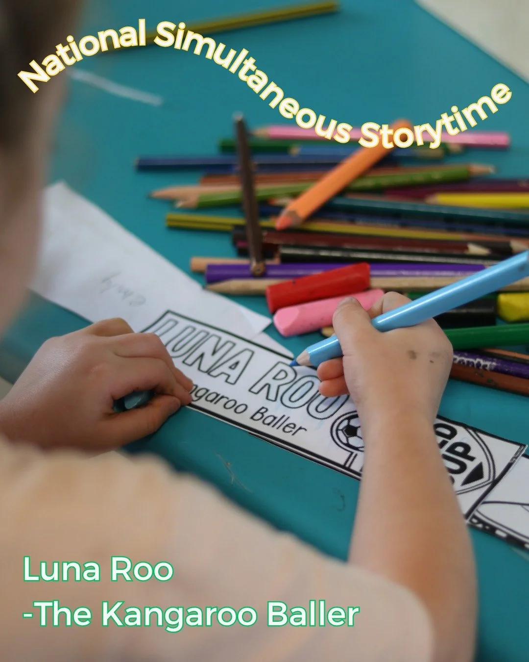 Last week we participated in National Simultaneous Storytime where we joined with millions of people across Australia to read "Luna Roo - the Kangaroo Baller" together at midday. We also participated in some activities themed around the sto