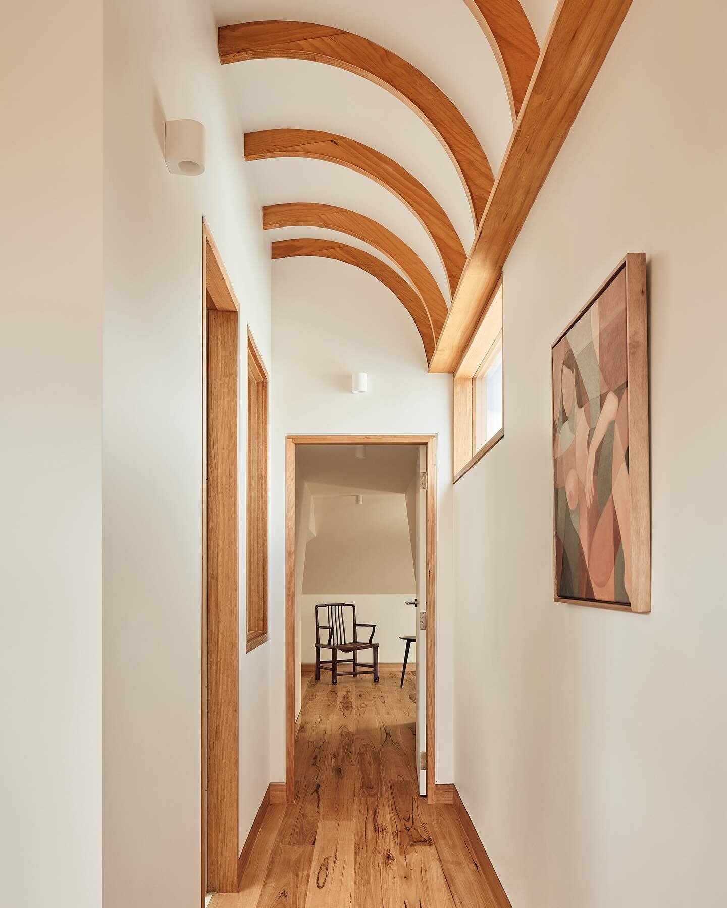 A lot of the older houses we work on have expansive attic spaces that are under-utlilised and difficult to access. In this reno, the new first floor directly connects to the attic so that it is no longer concealed, and makes use of a space that was a