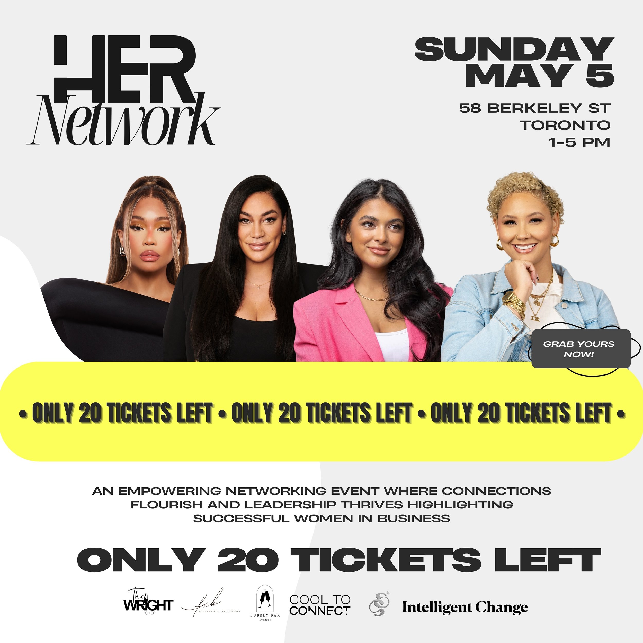 HER NETWORK✨ SUNDAY MAY 5TH IS THE BIG DAY!!!

Only 20 tickets left to join us!!! What are you waiting for?!!! RUNNNNNN 🏃🏽&zwj;♀️&amp; CHECKOUT ASAP! 💖🛒

DM US for a special code (GRAB YOUR TICKET NOW AT THE LINK IN OUR BIO) 

HER NETWORK is an e