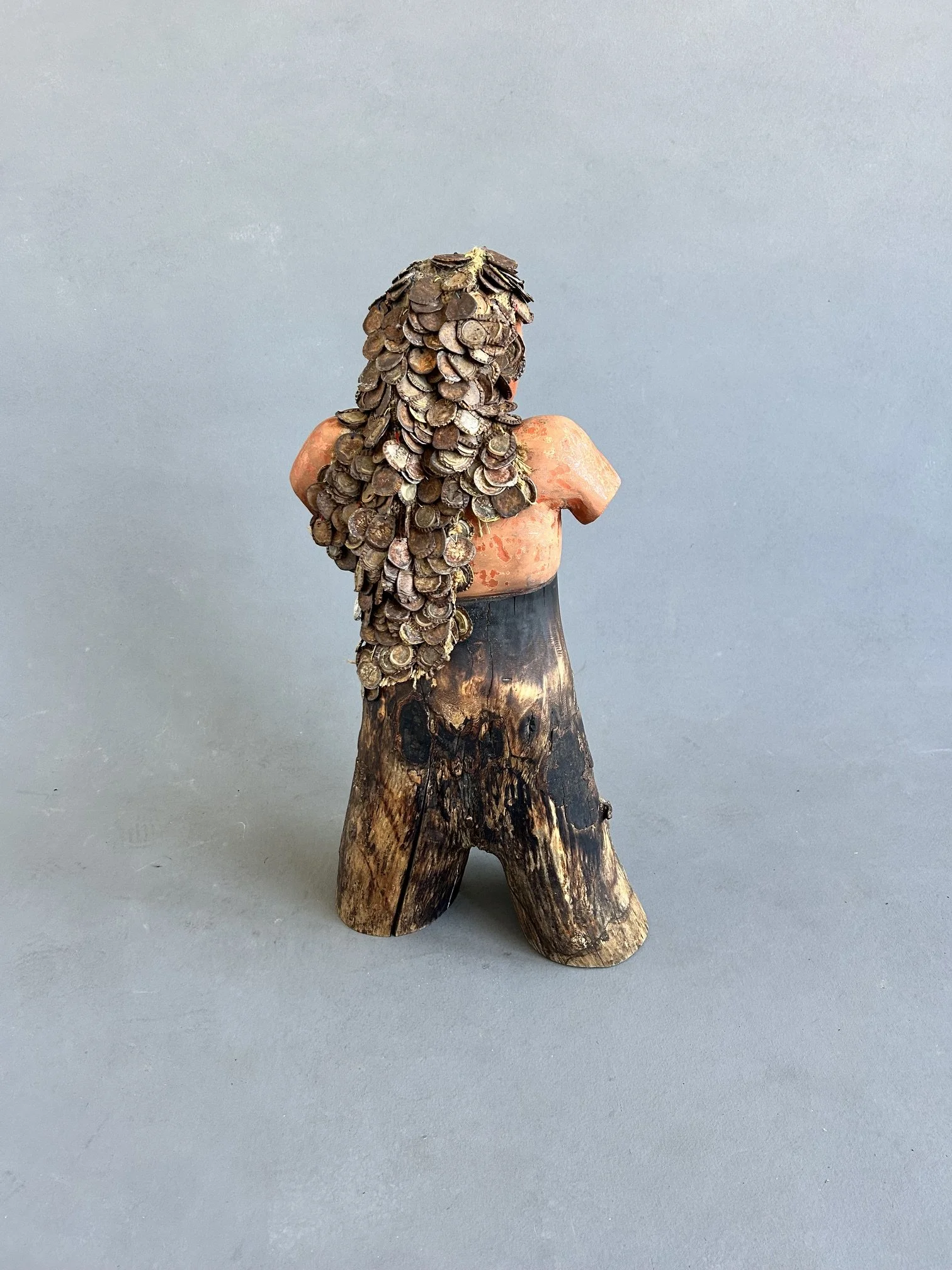 Happy go Lucky
2026
Ceramic, Driftwood, and Bottlecaps
H28" x W14" x 8"