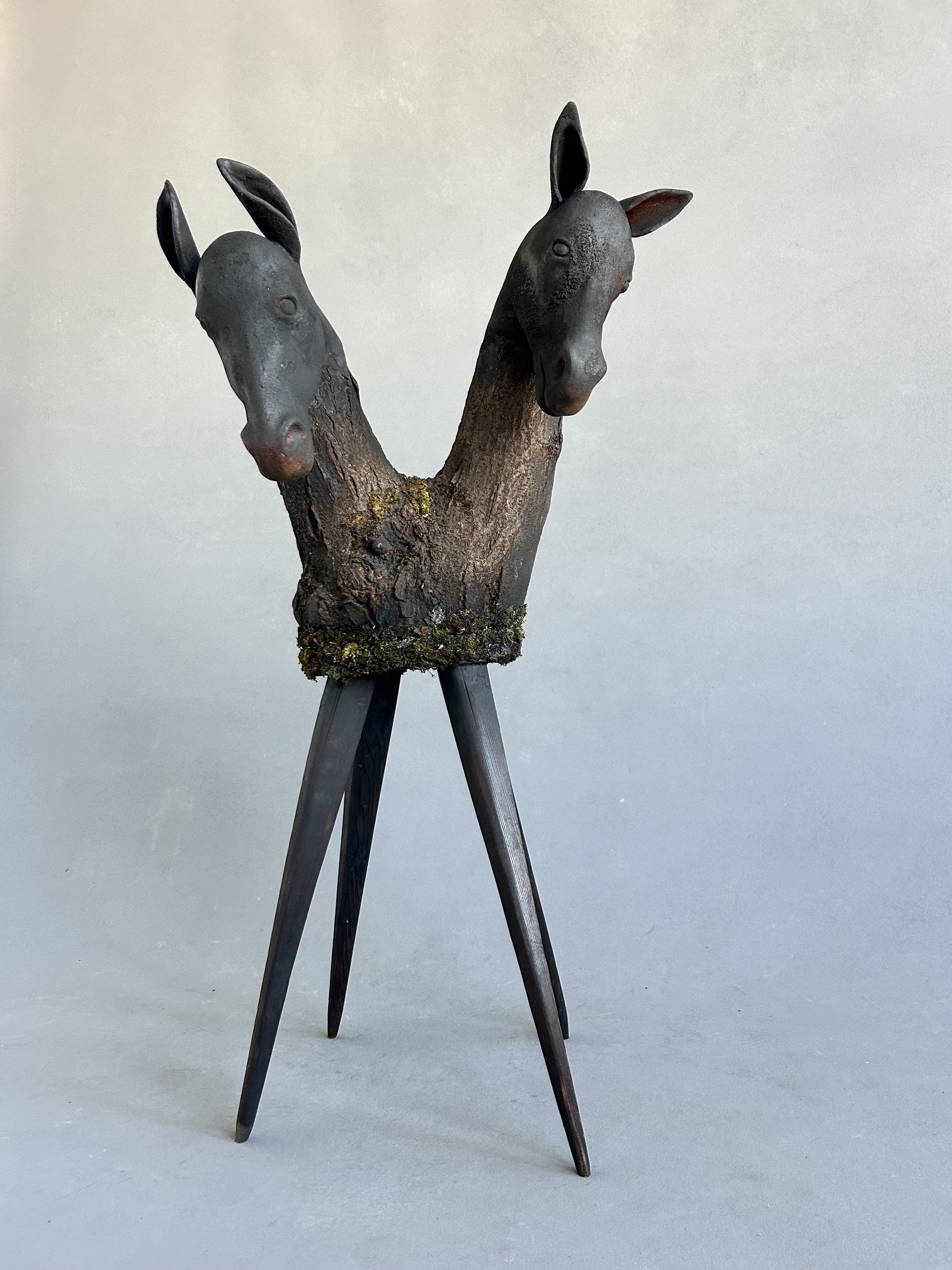 Fire Horse
2026
Ceramic and Wood 
H36" x W28" x D24"