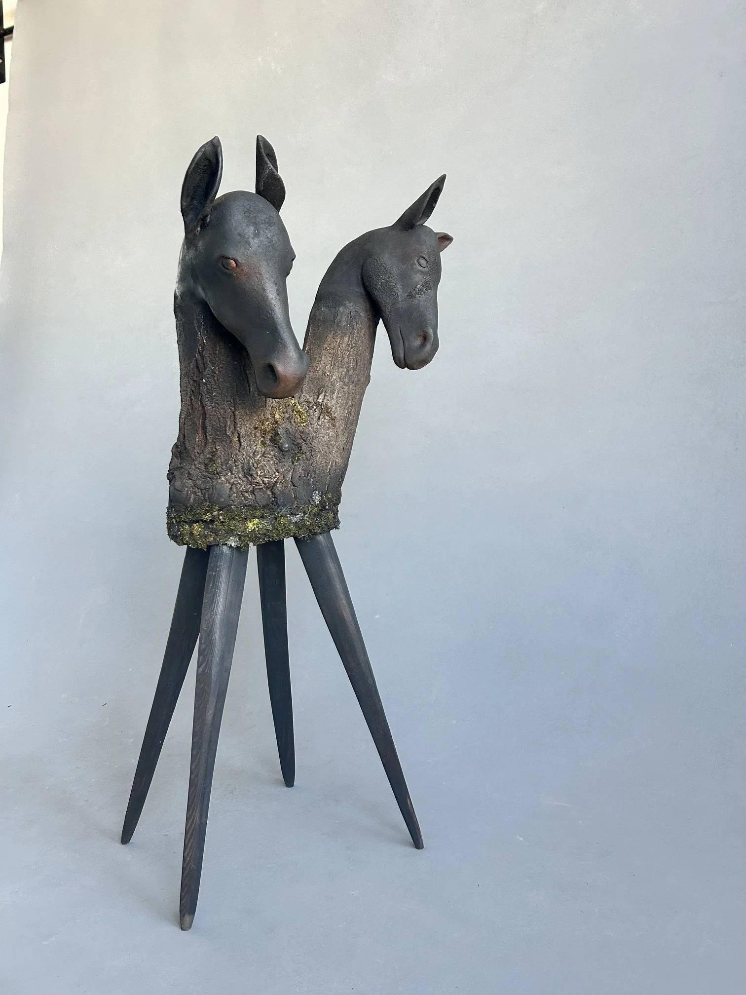 Fire Horse
2026
Ceramic and Wood 
H36" x W28" x D24"