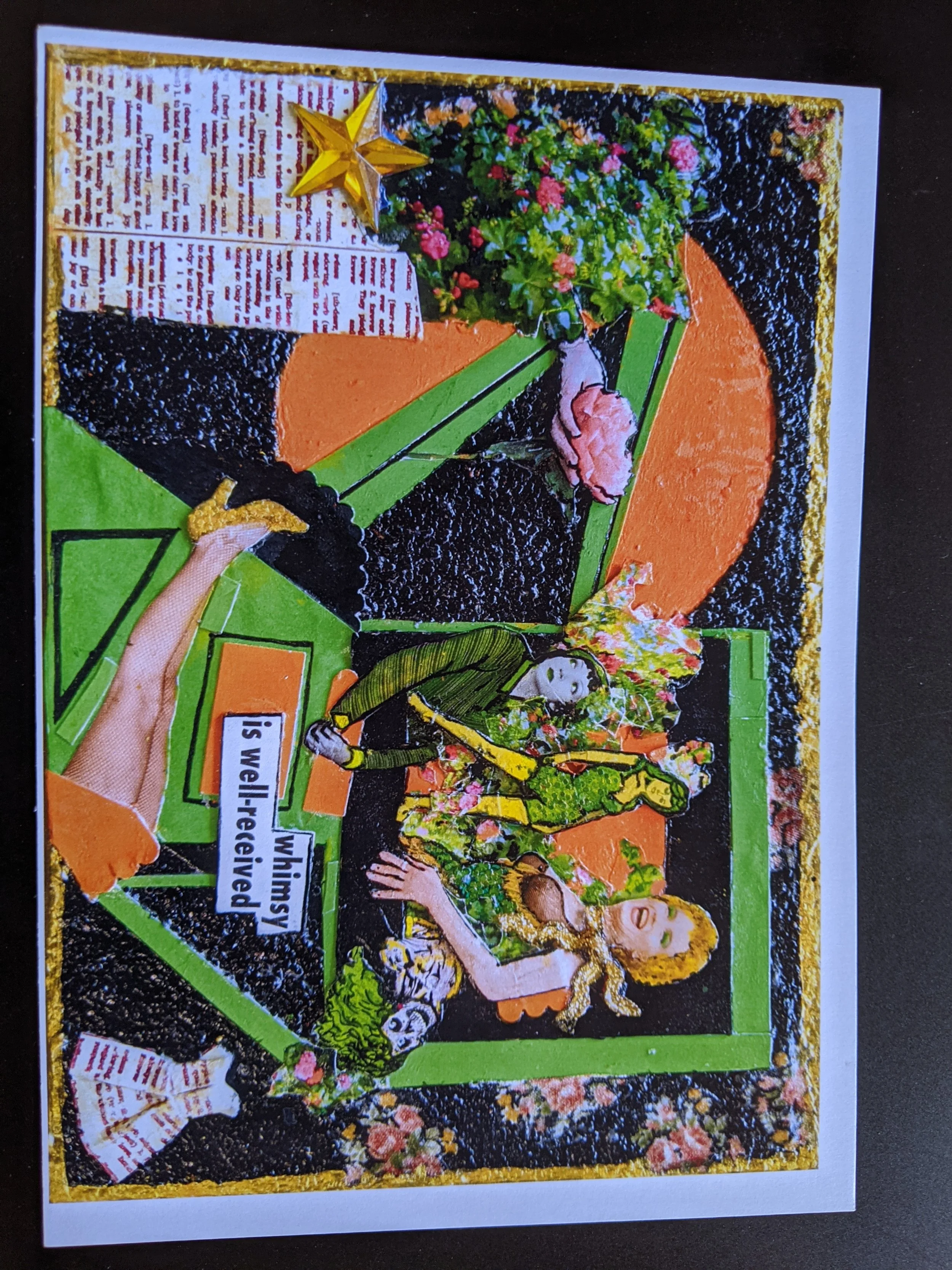 Whimsy Is Well Received Print by Katy Lee