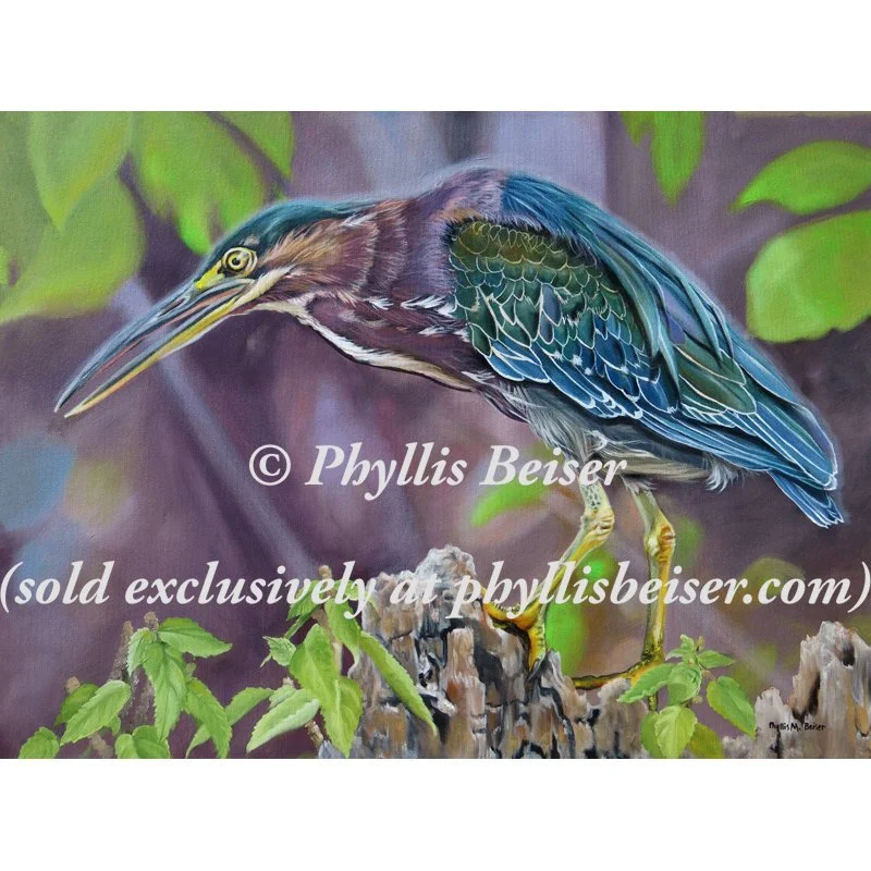 Adventures In Green  (Original painting)