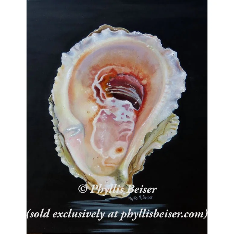 Rusty Oyster Shell (Original) SOLD