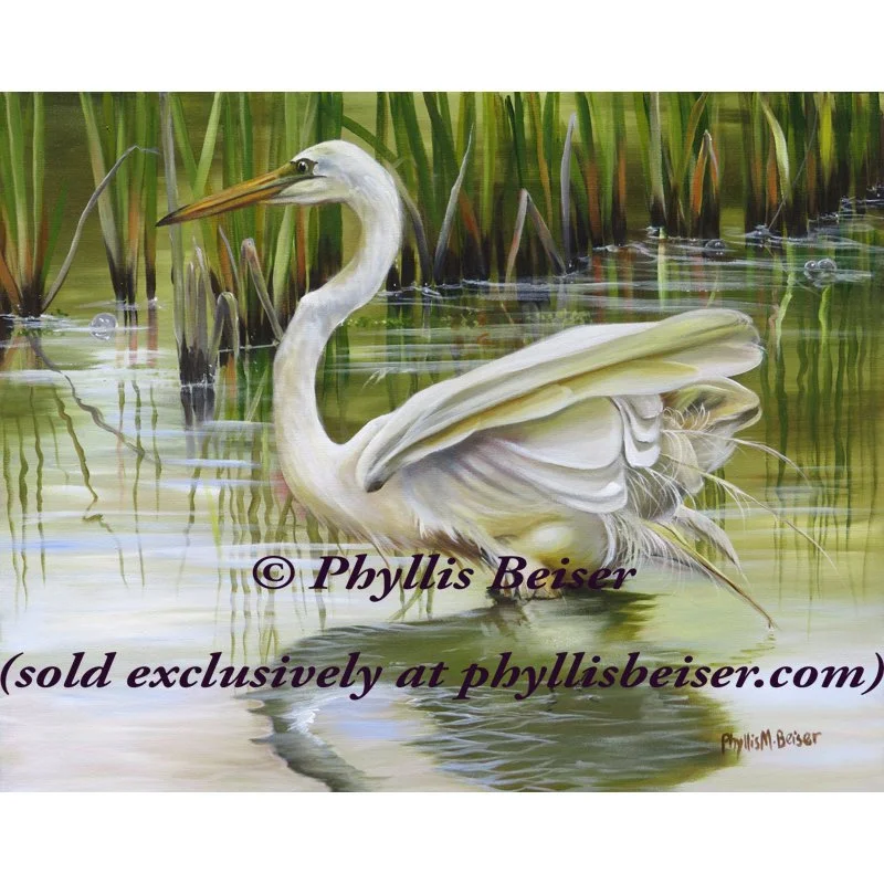 Bayou Caddy Egret