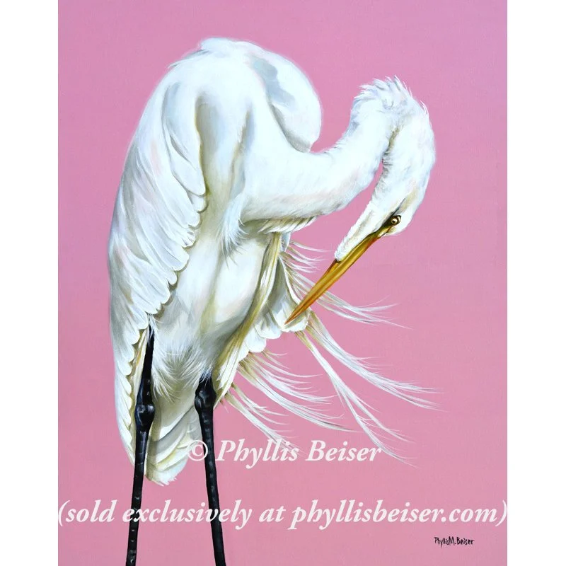 Covington Egret (Original) SOLD