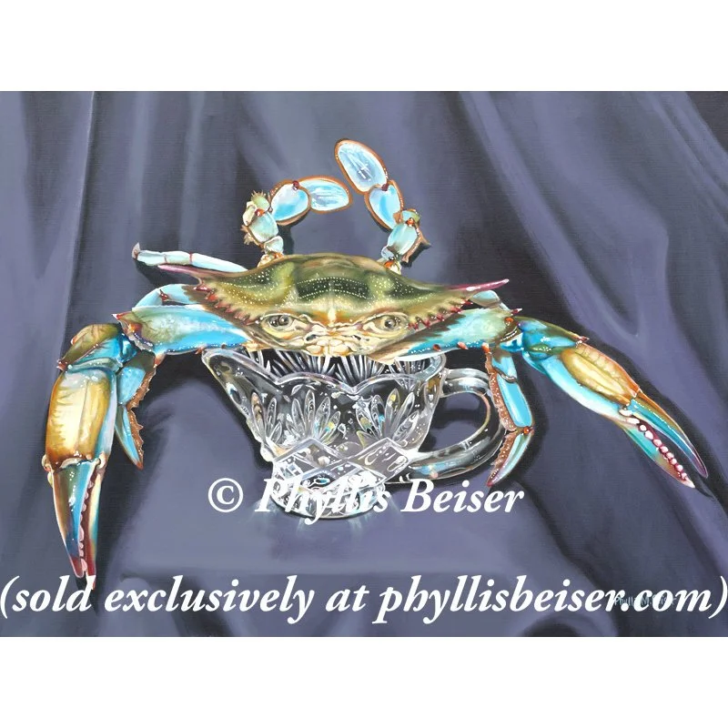 Crystal Blue Crustacean  (CANVAS PRINT)