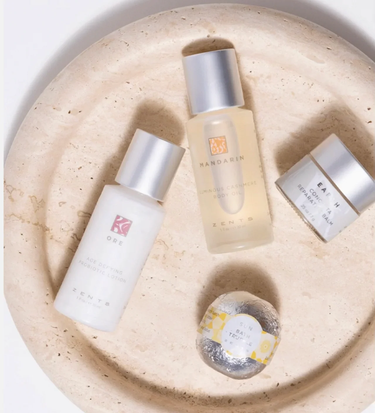 ZENTS luxury body care products sold at Mystic Bodywork in Ukiah, CA