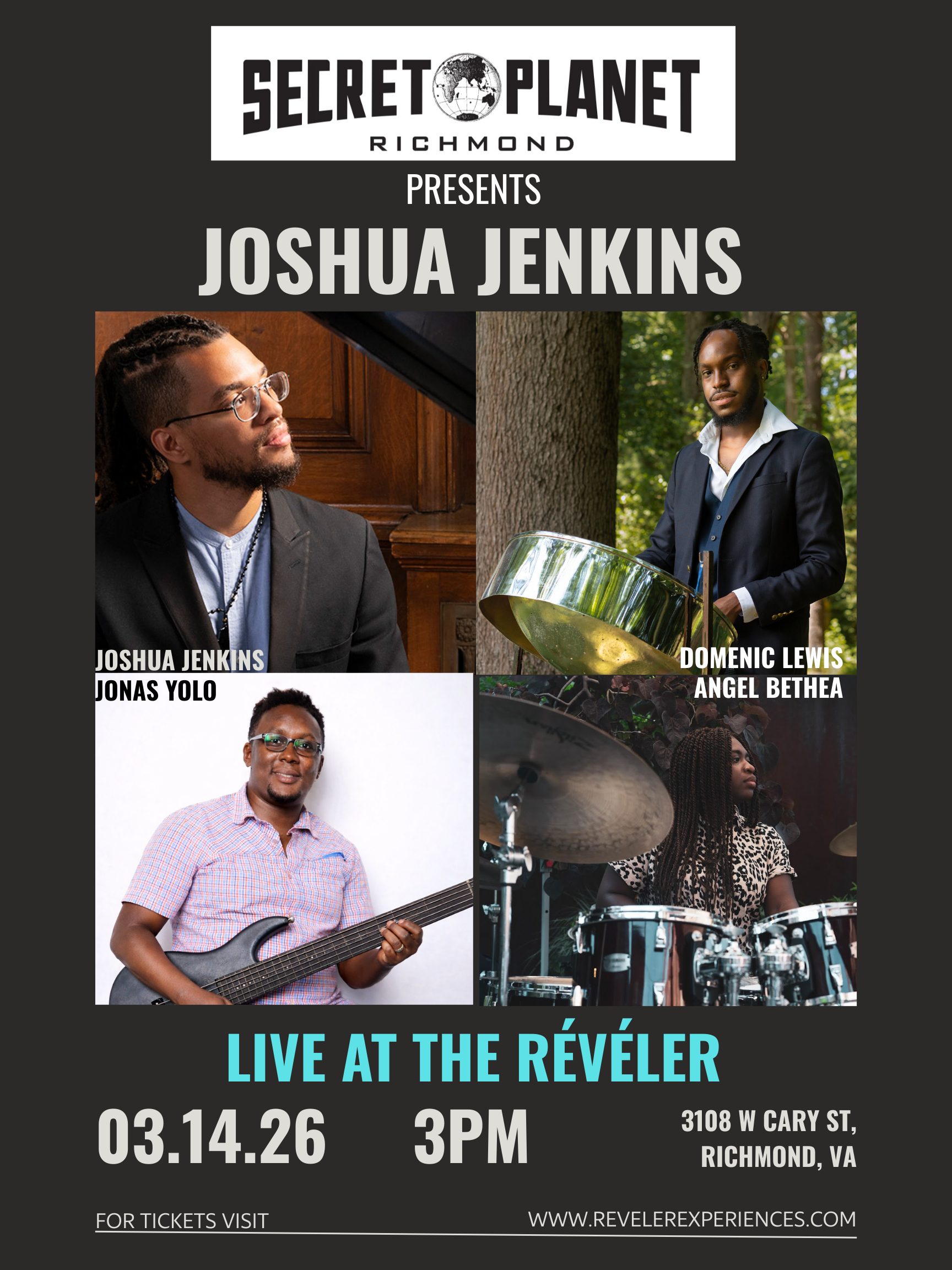 Joshua Jenkins Quartet at Révéler