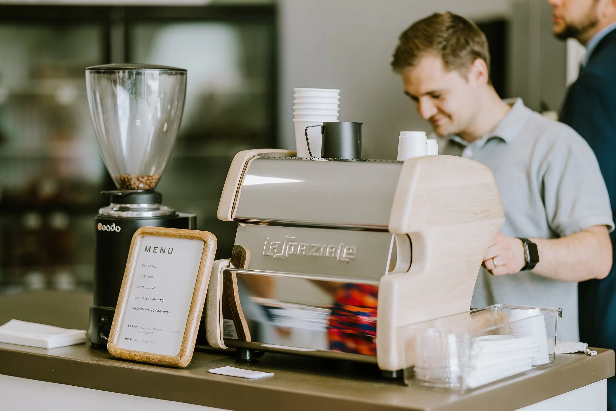 Event baristas available in Charleston, SC to serving coffee at your event