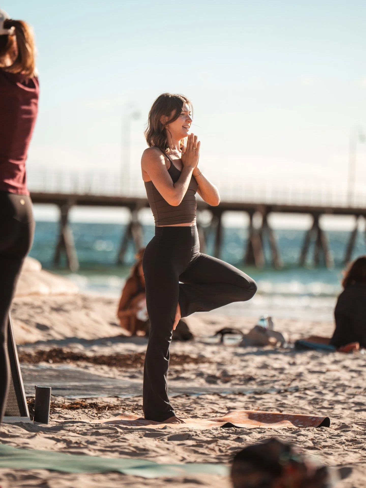 Yoga by the beach starts tomorrow 🧘🌅