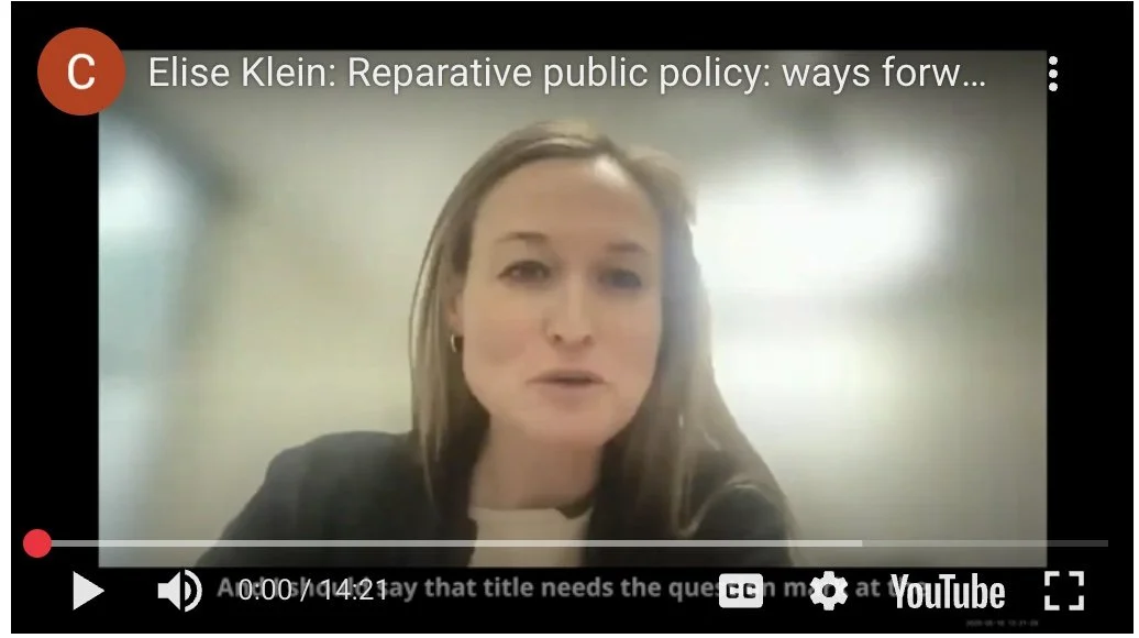 Reparative public policy: ways forward for the settler colonial state