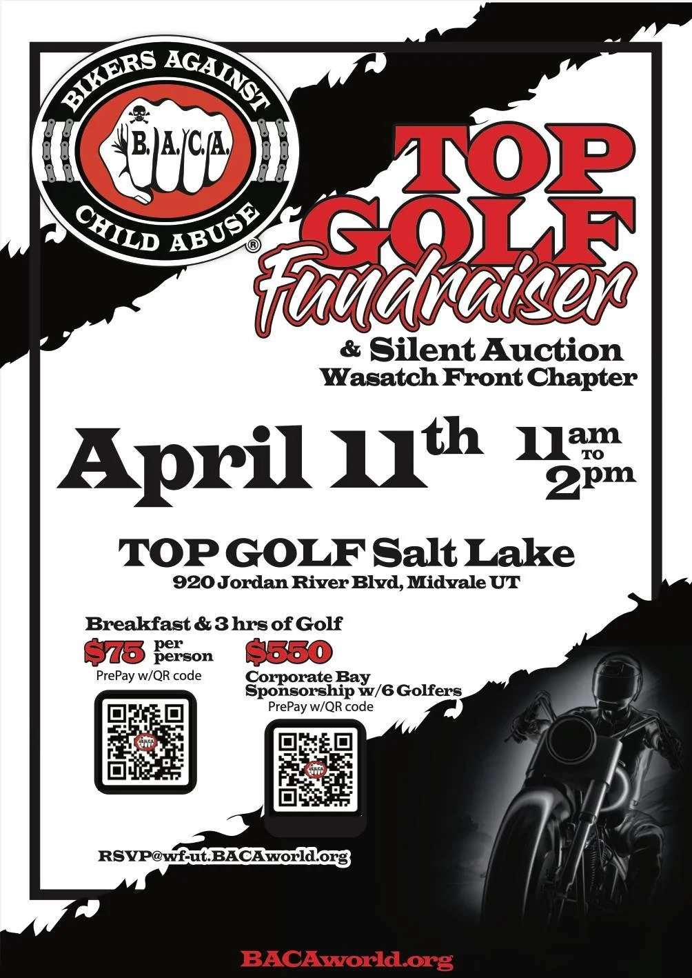 B.A.C.A. Top Golf Fundraiser