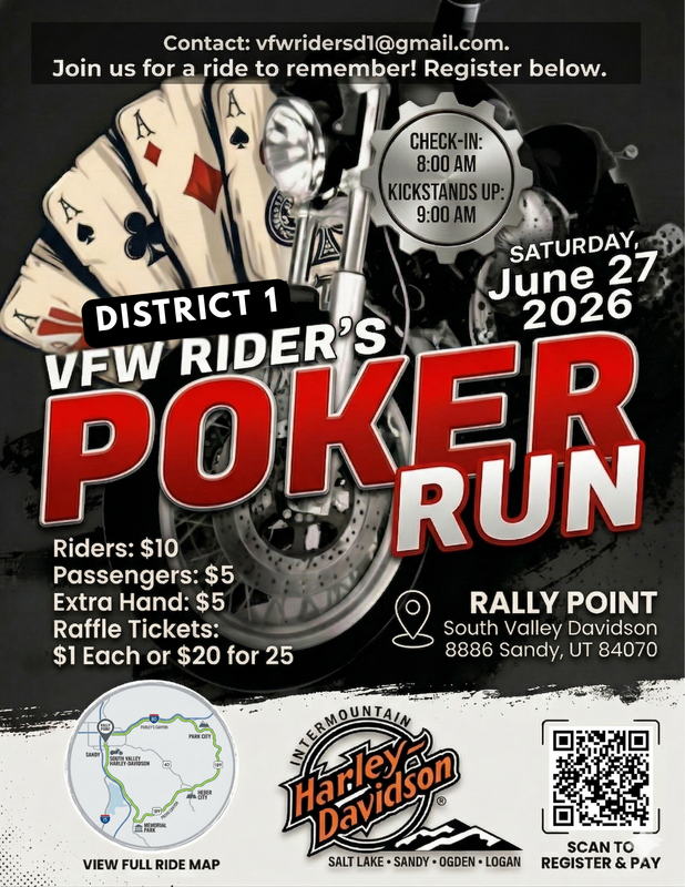VFW Riders District 1 Poker Run