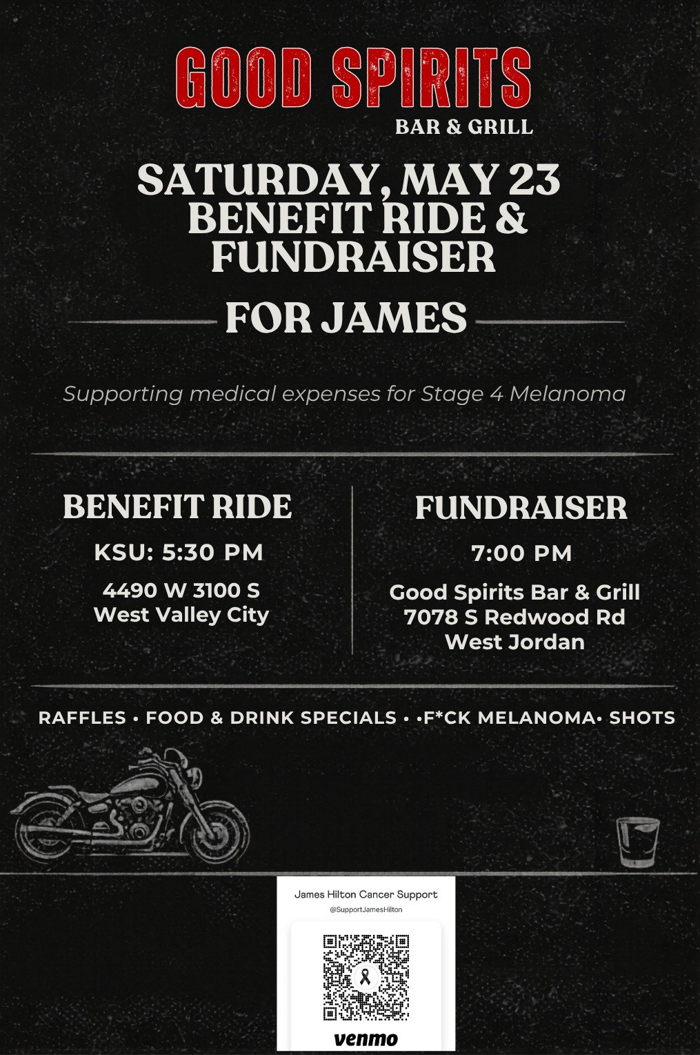 Ride For James - Pre-Fundraiser Ride