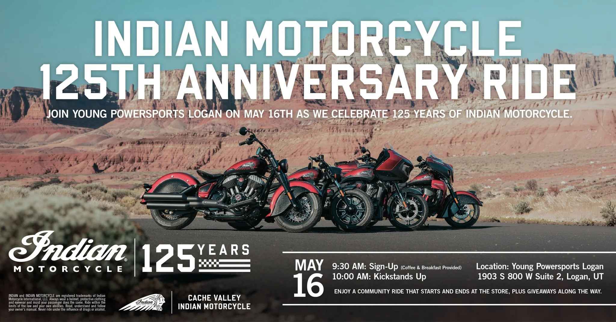 125 Miles for 125 Years Anniversary Event