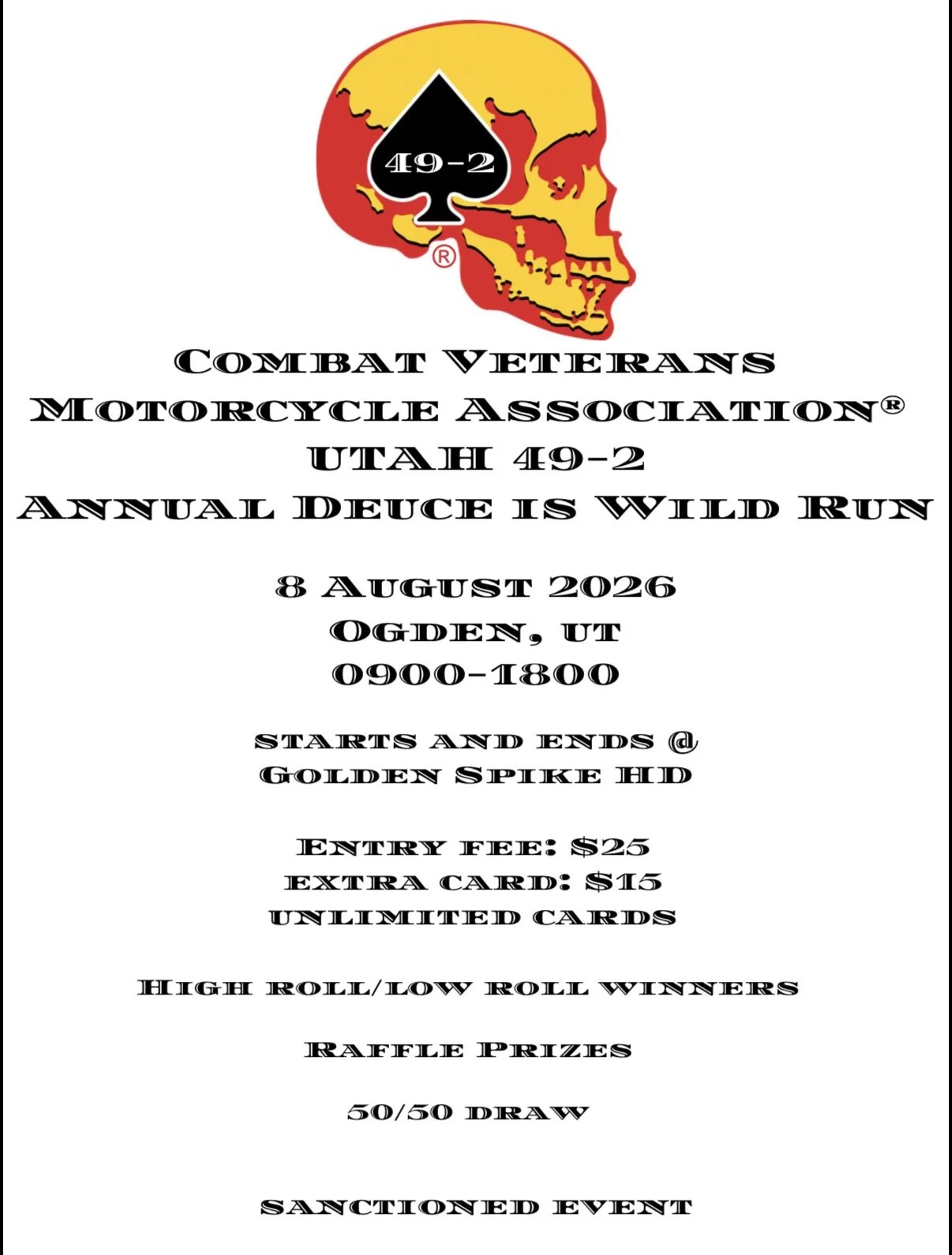 CVMA UT 49-2 Annual Dice Run