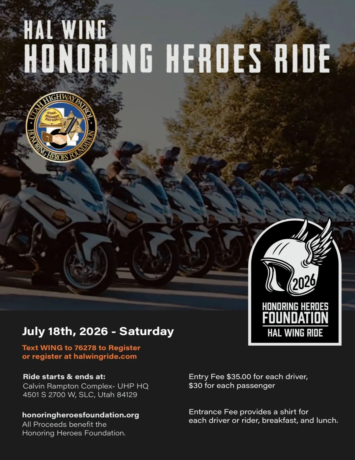 Hal Wing/ Honoring Heroes Rode