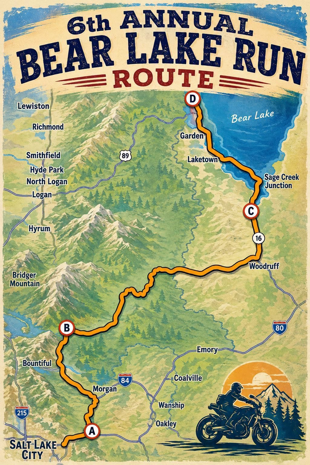 6th Annual Bear Lake Run