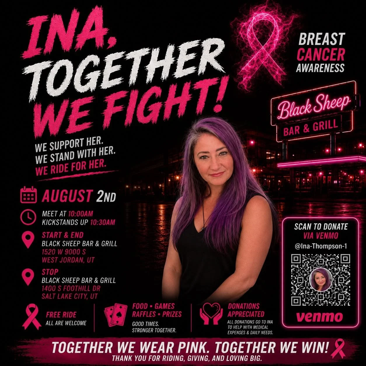 F&ck Cancer! Ride with Ina Day