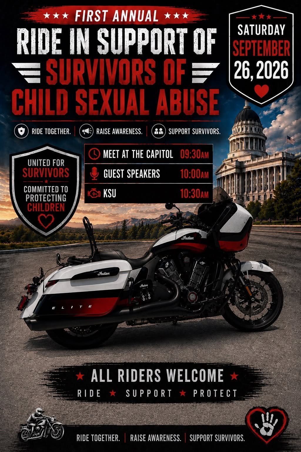 First Annual Ride in Support of Child Exploitation Survivors