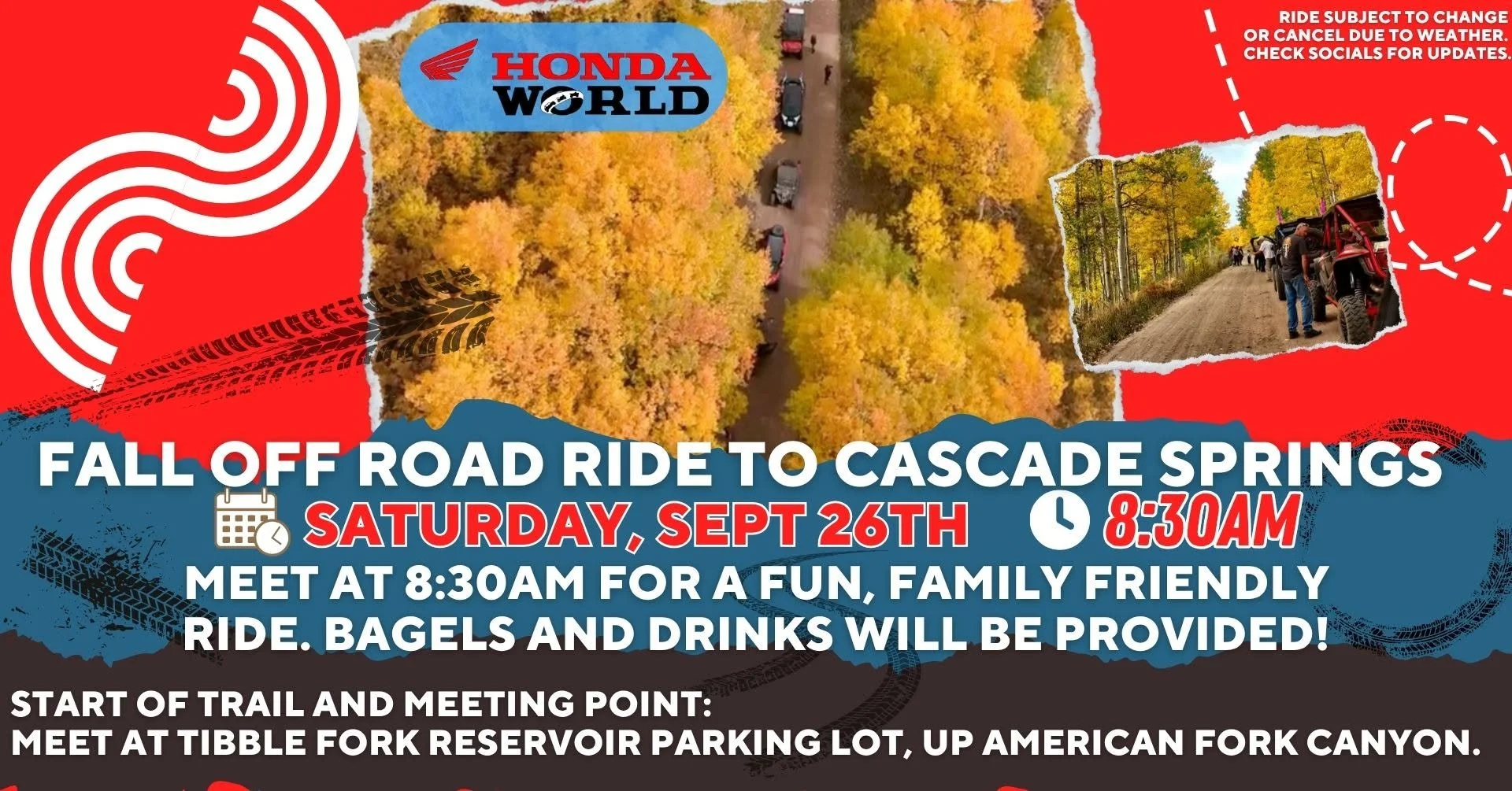Fall Off Road Ride To Cascade Springs
