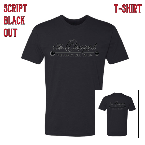 Script Black Out T-Shirt