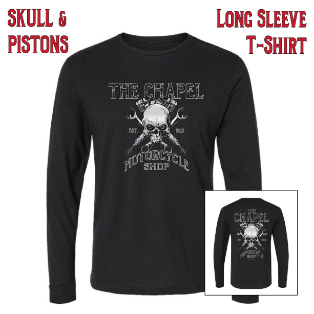 Skull & Pistons Long Sleeve T-Shirt