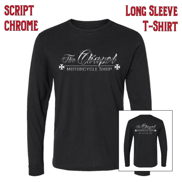 Script Chrome Long Sleeve T-Shirt