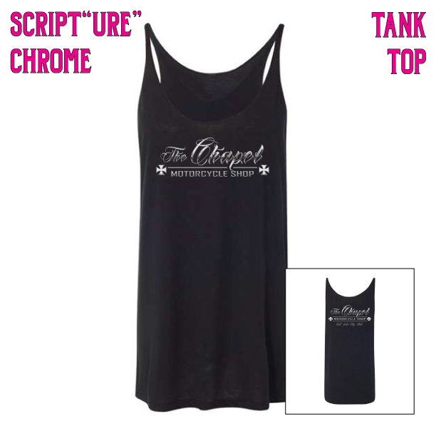 Script Chrome Tank Top