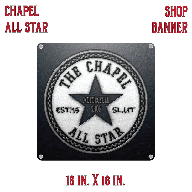 16 In. X 16 In. Chapel All Star Banner