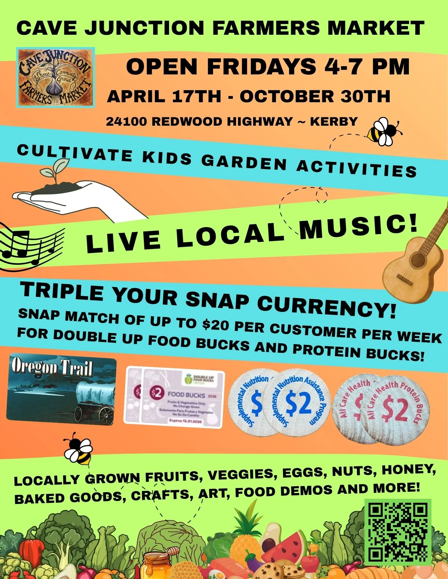 Cave Junction Farmers Market Opening Day