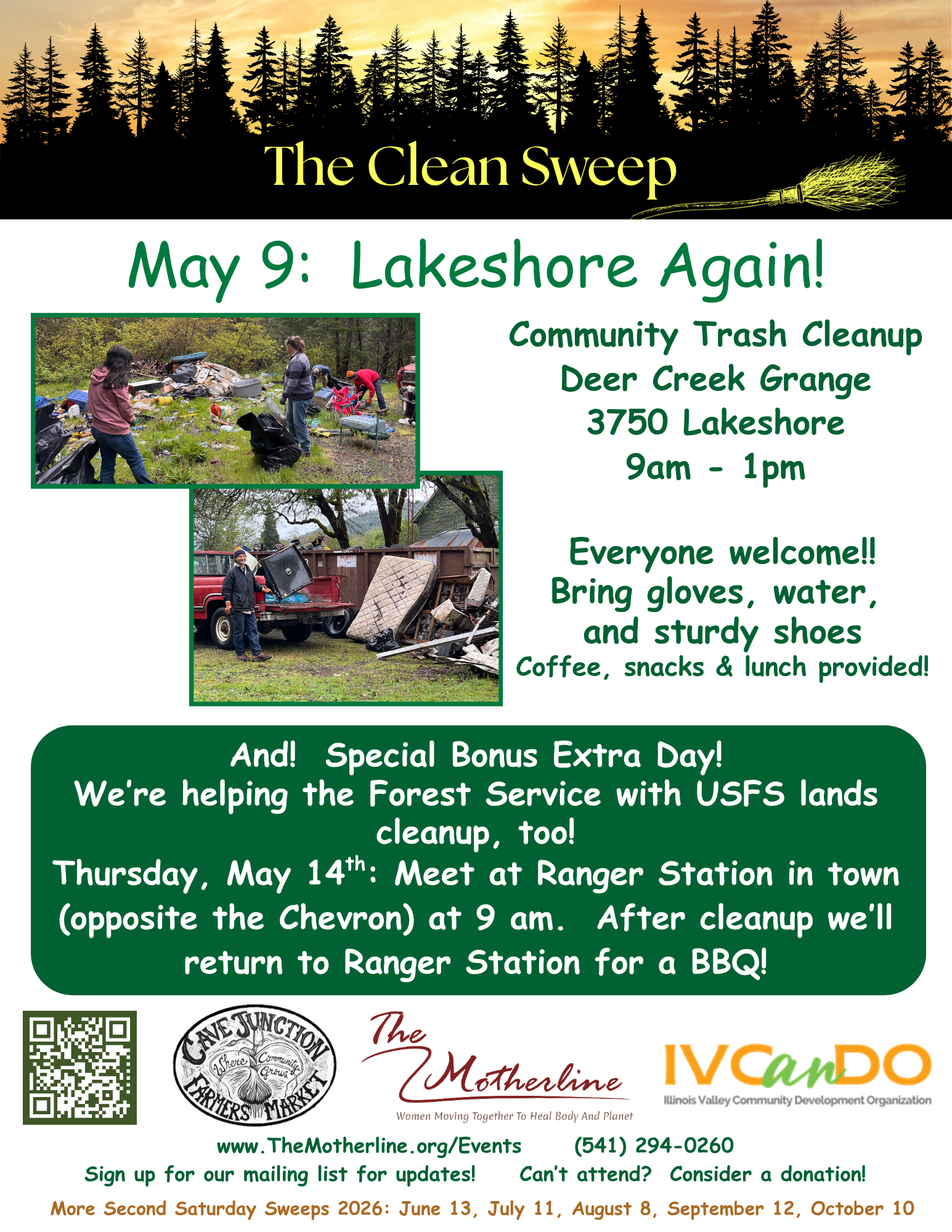 The Clean Sweep - every second Saturday!