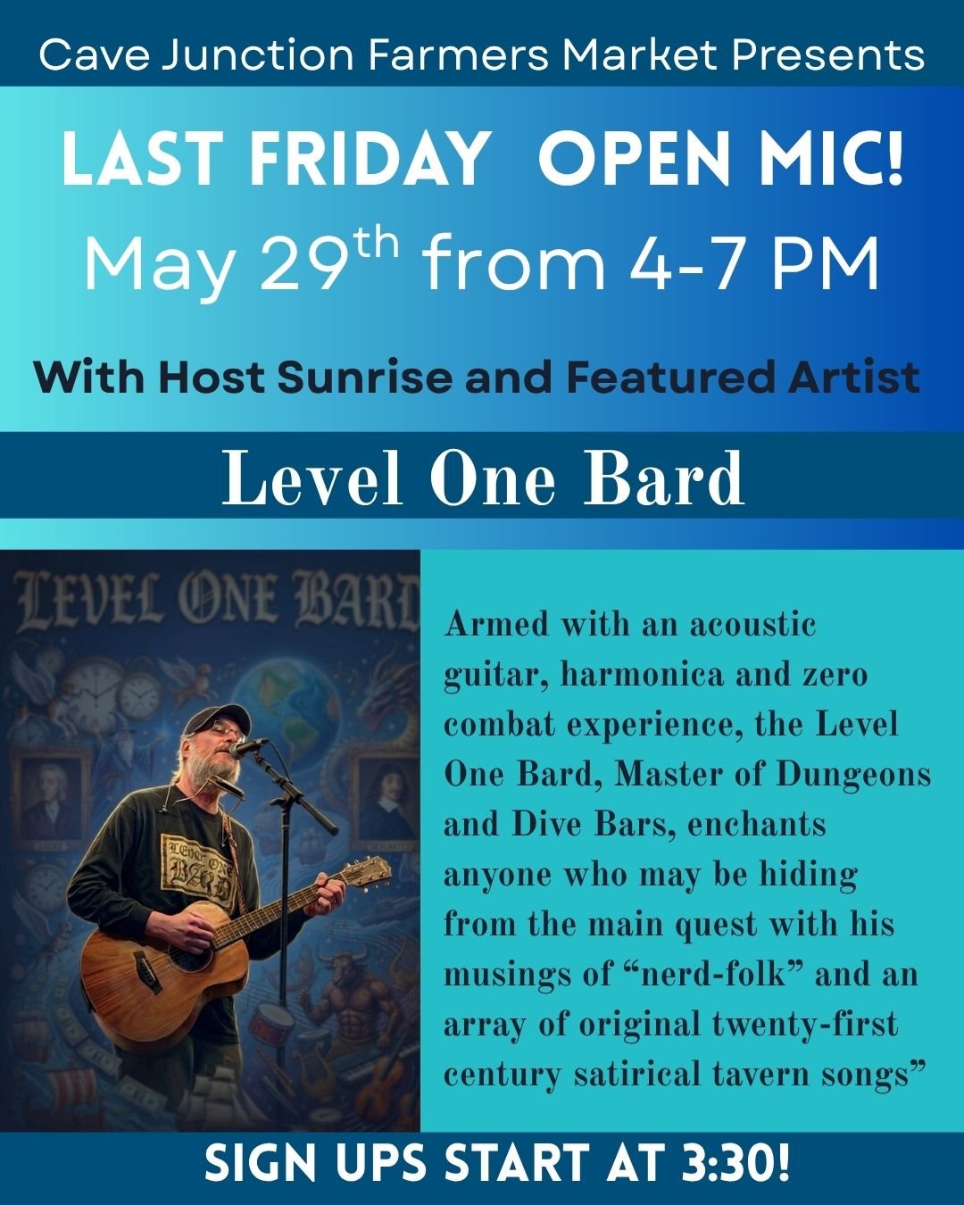 CJFM OPEN MIC ~ every last Friday